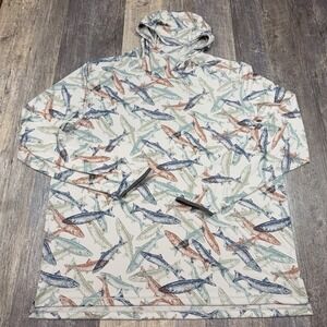 Eddie Bauer Hoodie Mens XL Freeshade First Ascent Pullover Fishing UPF 50+ Shirt